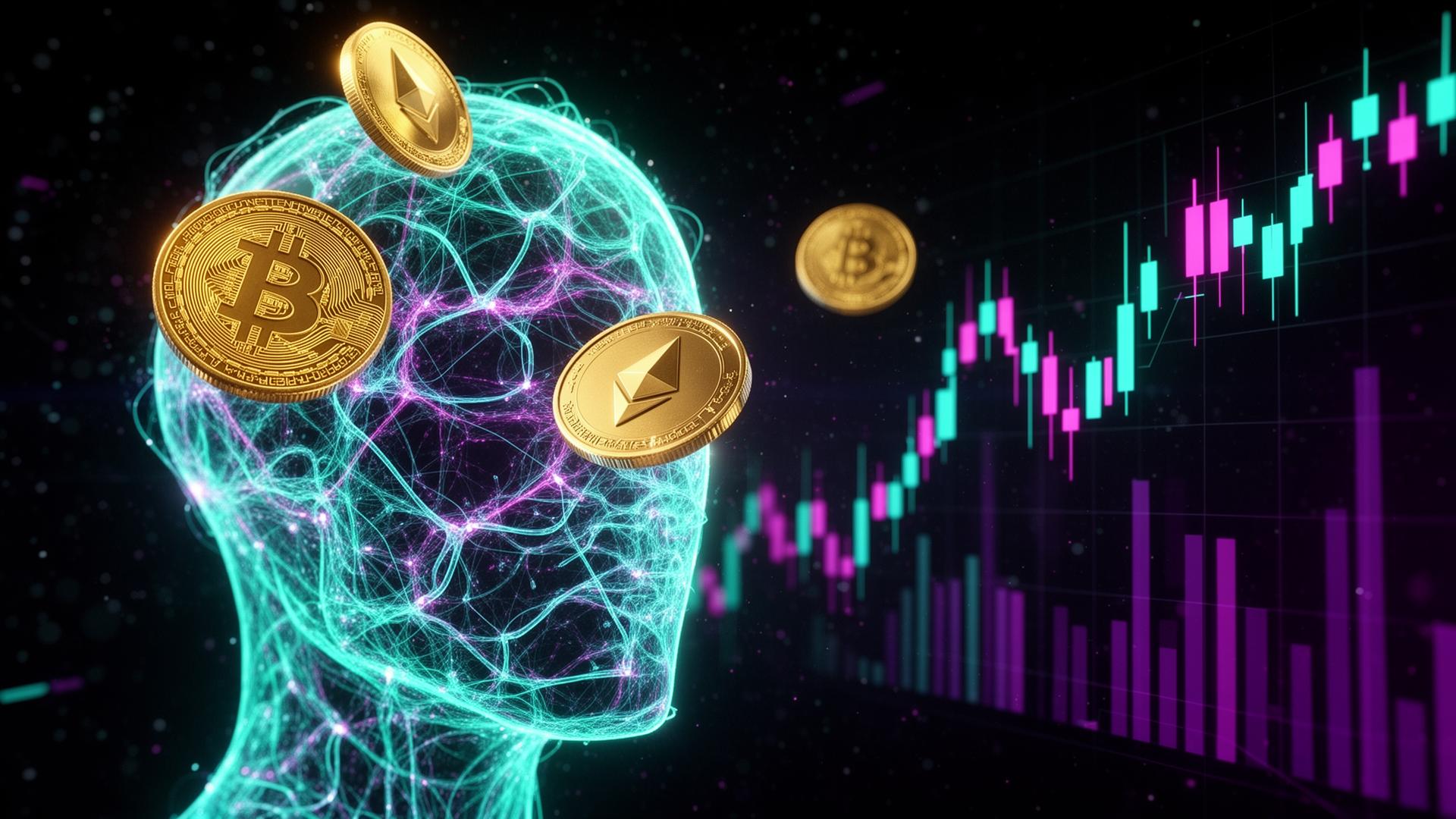 IA neural conectada a gráficos de criptomoedas